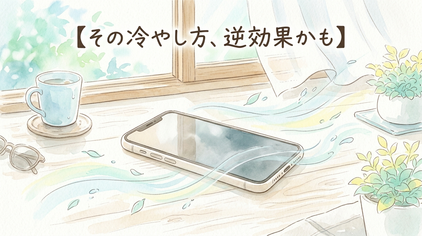 【夏のスマホ対策】熱暴走したら保冷剤はNG！本体を壊さない正しい冷やし方5つ